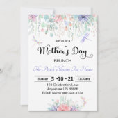 Moederdag Brunch Invitation Kaart (Voorkant)