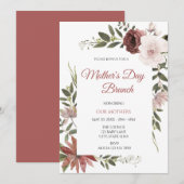 Moederdag Brunch Kaart (Voorkant / Achterkant)