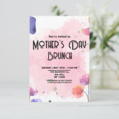 Moederdag Brunch Kaart (Staand voorkant)