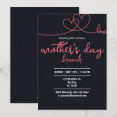 Moederdag Brunch Kaart (Voorkant / Achterkant)