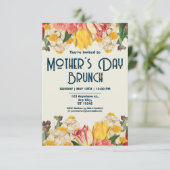 Moederdag Brunch Kaart (Staand voorkant)