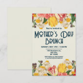 Moederdag Brunch Kaart (Voorkant / Achterkant)