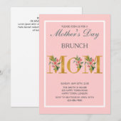  MOEDERDAG BRUNCH KAART (Voorkant / Achterkant)