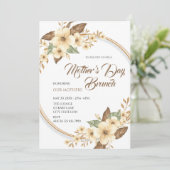 Moederdag Brunch Kaart (Staand voorkant)