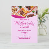 Moederdag Brunch Kaart (Staand voorkant)