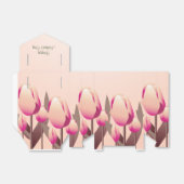 Moederdag Brunch Lente Roze Tulpen Party Favor Bedankdoosjes (Uitgevouwen)