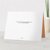 Moederdag Brunch Paars en Oranje Coneflower Kaart (Achterkant)