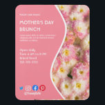 Moederdag brunch poster flyer Deurteken Deurbordjes<br><div class="desc">Ontworpen door de Arty Apples</div>