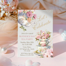 Moederdag Brunch Thee Party Bloemen