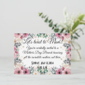 Moederdag Brunch Uitnodiging (Staand voorkant)