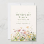 Moederdag Brunch Uitnodiging Sjabloon (Voorkant)