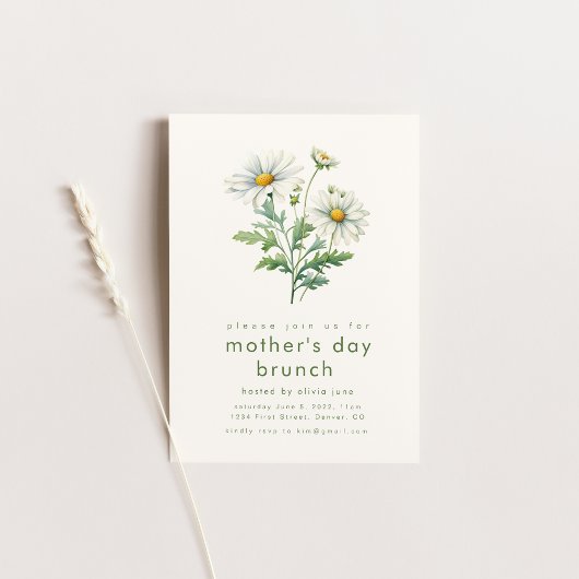Moederdag Brunch Uitnodiging Sjabloon