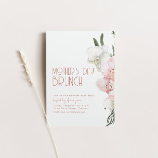 Moederdag Brunch Uitnodiging Sjabloon