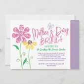Moederdag Brunch Uitnodigingen (Voorkant)