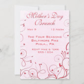 moederdag Brunch Uitnodigingen (Voorkant)