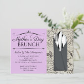 Moederdag Brunch Uitnodigingen (Staand voorkant)
