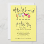 Moederdag Brunch Uitnodigingen (Voorkant)
