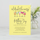 Moederdag Brunch Uitnodigingen (Staand voorkant)