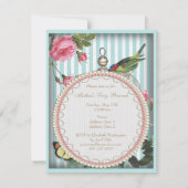 Moederdag Brunch Vogelkooi & Rozen Kaart (Achterkant)