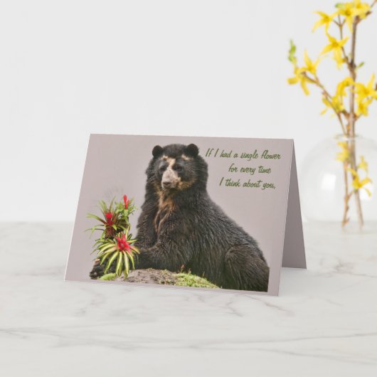 Moederdag Bubu Kaart (Gele Bloem)