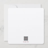 Moederdag Bulldog Mom Kaart (Achterkant)