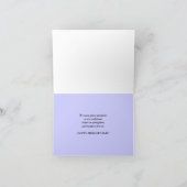 Moederdag Bunch of Violet Flowers Kaart (Binnen)