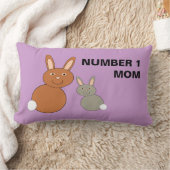 Moederdag Bunnies Custom Number 1 mam Pillow Kussen (Deken)