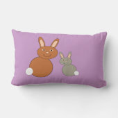 Moederdag Bunnies Custom Number 1 mam Pillow Kussen (Achterkant)