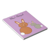 Moederdag Bunnies laptop Notitieblok (Schuin)