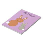 Moederdag Bunnies laptop Notitieblok (Linkerzijde)