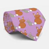 Moederdag Bunnies Mam en Baby Stropdas (Opgerold)