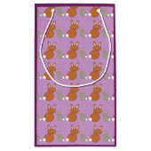Moederdag Bunnies Personalized Gift Bag Klein Cadeauzakje (Achterkant)