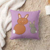 Moederdag Bunnies Pillow Kussen (Deken)