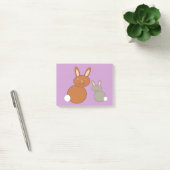 Moederdag Bunnies Post merkt Pad op Post-it® Notes (Kantoor)
