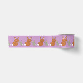 Moederdag Bunnies Ribbon Satijnen Lint (Voorkant)