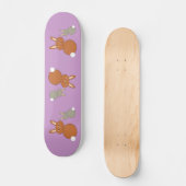 Moederdag Bunnies Skateboard (Voorkant)