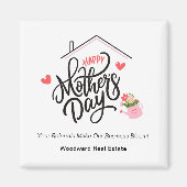 Moederdag Business Bloom | vastgoedbudget Magneet (Voorkant)