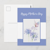 Moederdag Butterfly Garden Flowers Briefkaart (Voorkant / Achterkant)