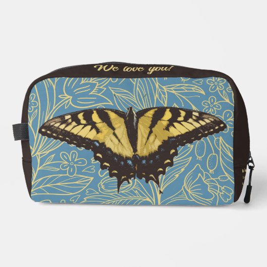 Moederdag Butterfly gepersonaliseerde make-up tas (Voorkant)