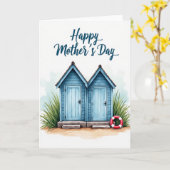 Moederdag Cabana Kaart aan Zee (Gele Bloem)
