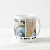 Moederdag cadeau 3 Foto gepersonaliseerd Koffiemok (Voorkant rechts)