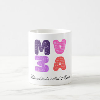 Moederdag Cadeau Cute Cup voor haar | Bloemige MAM Magische Mok