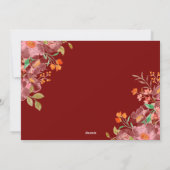 Moederdag cadeau en liefdevolle boodschap op maat feestdagenkaart (Achterkant)