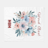 moederdag cadeau fleece deken (Voorkant (Horizontaal))