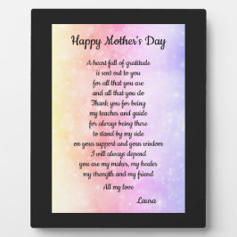 Moederdag cadeau fotoplaat