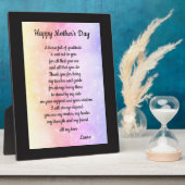 Moederdag cadeau fotoplaat (Zijkant)