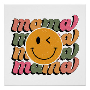 Moederdag Cadeau   Gelukkige Mama Perfect Poster