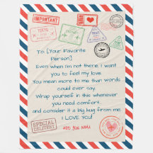 Moederdag cadeau - gepersonaliseerde moeder deken