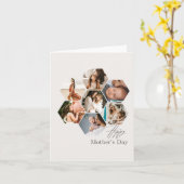 Moederdag Cadeau Gepersonaliseerde MOMMY Foto Coll Kaart (Gele Bloem)
