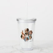 Moederdag Cadeau Gepersonaliseerde MOMMY Fotocolla Acryl Drinkbeker (Voorkant)